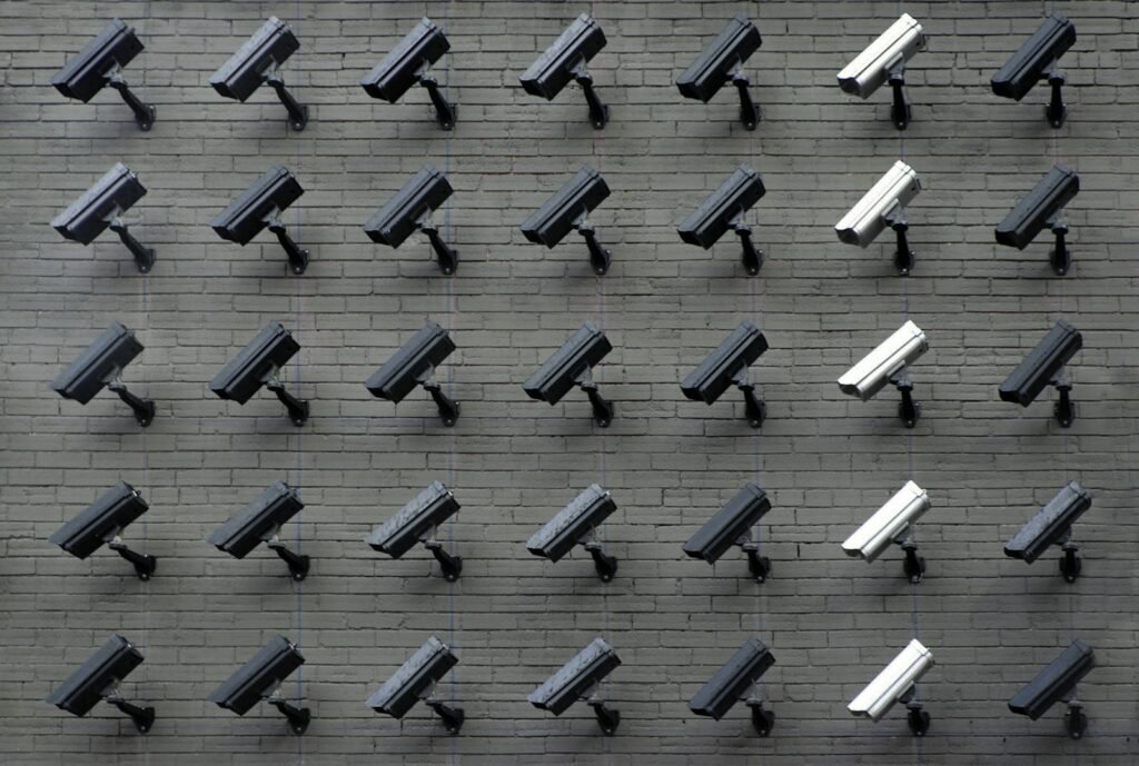 CCTV security camera installation